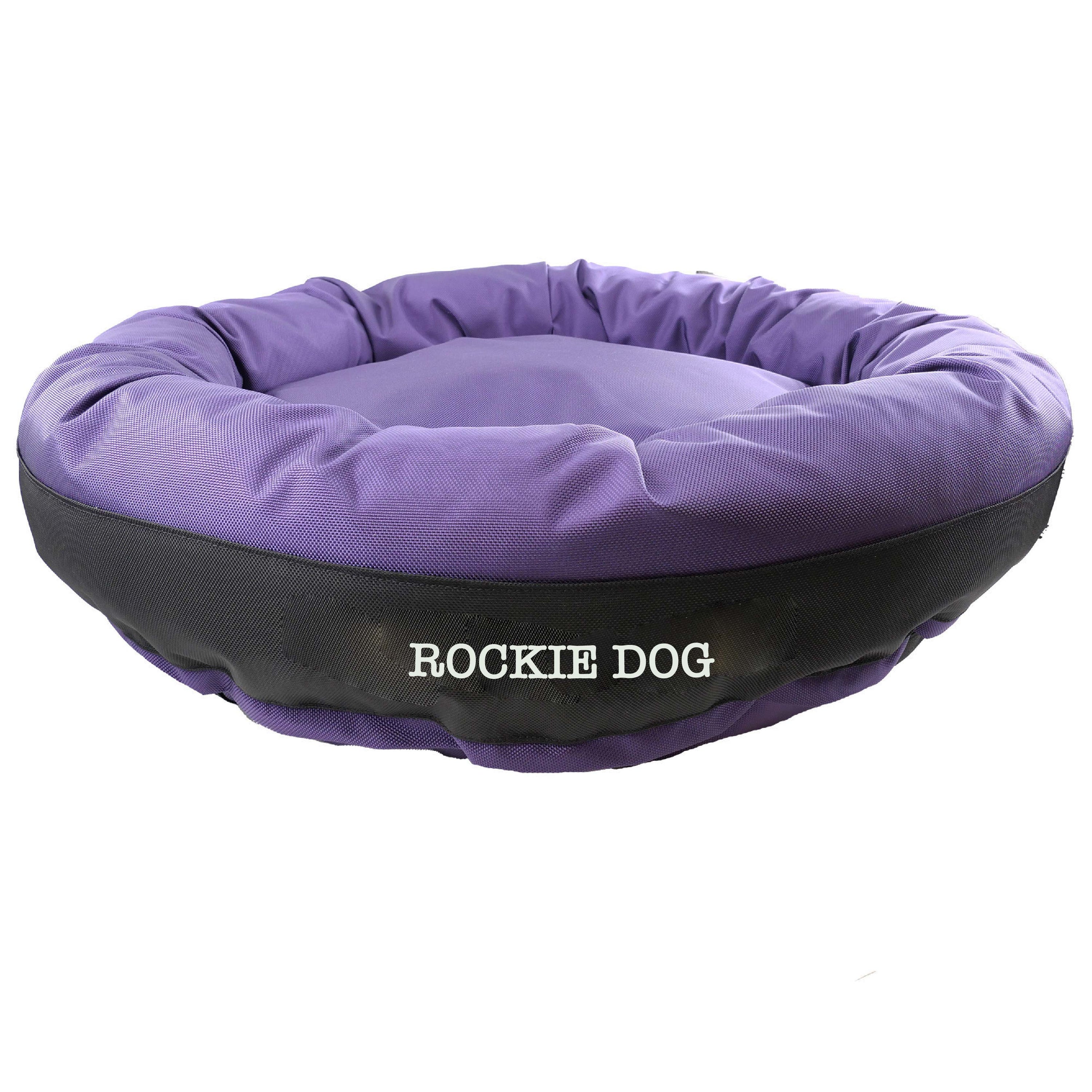 Dog Bed Round Bolster Armor Baseball