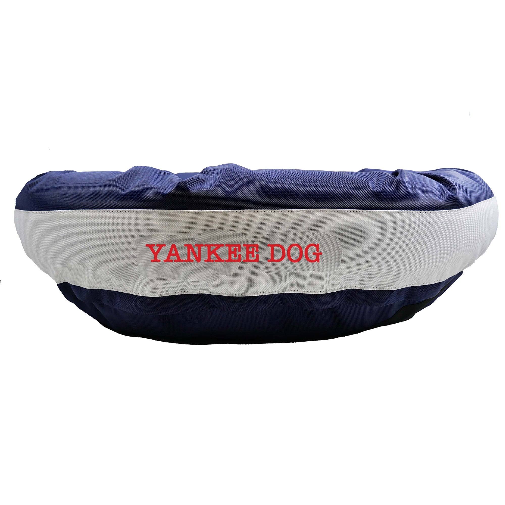 Dog Bed Round Bolster Armor Baseball