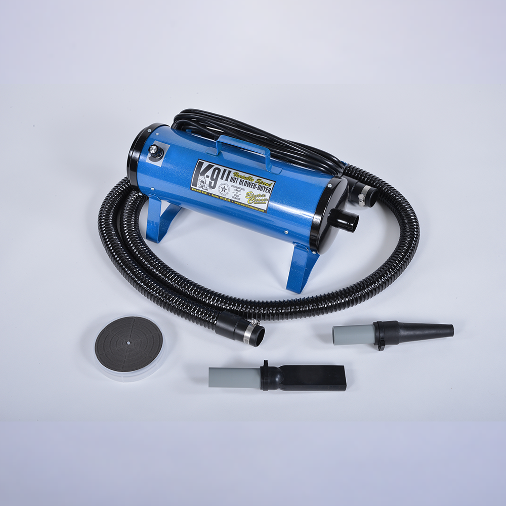 K-9 II Variable Speed Hot Blower Dryer Blue
