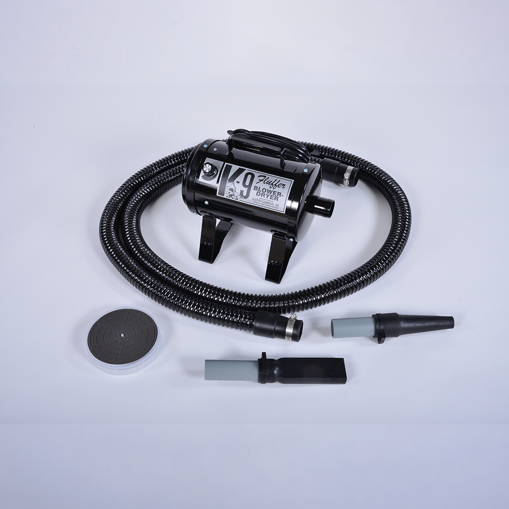 K9 Fluffer Dryer in Black
