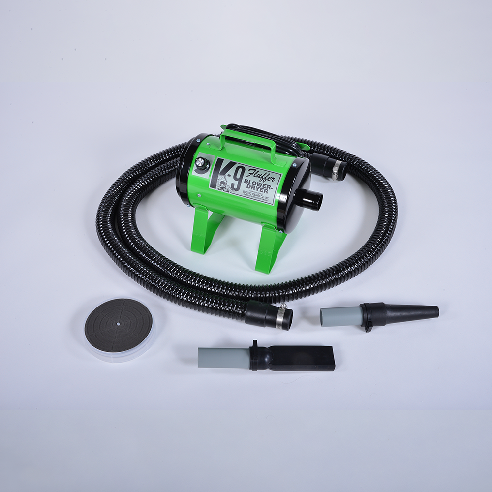 K9 Fluffer Dryer in Lime Green