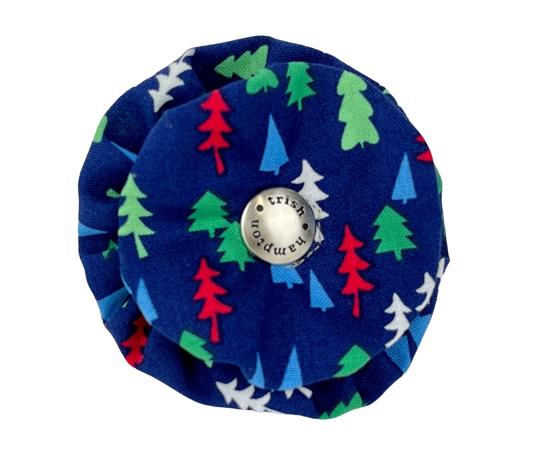 Winter Pine Tree Dog Blossom - 988