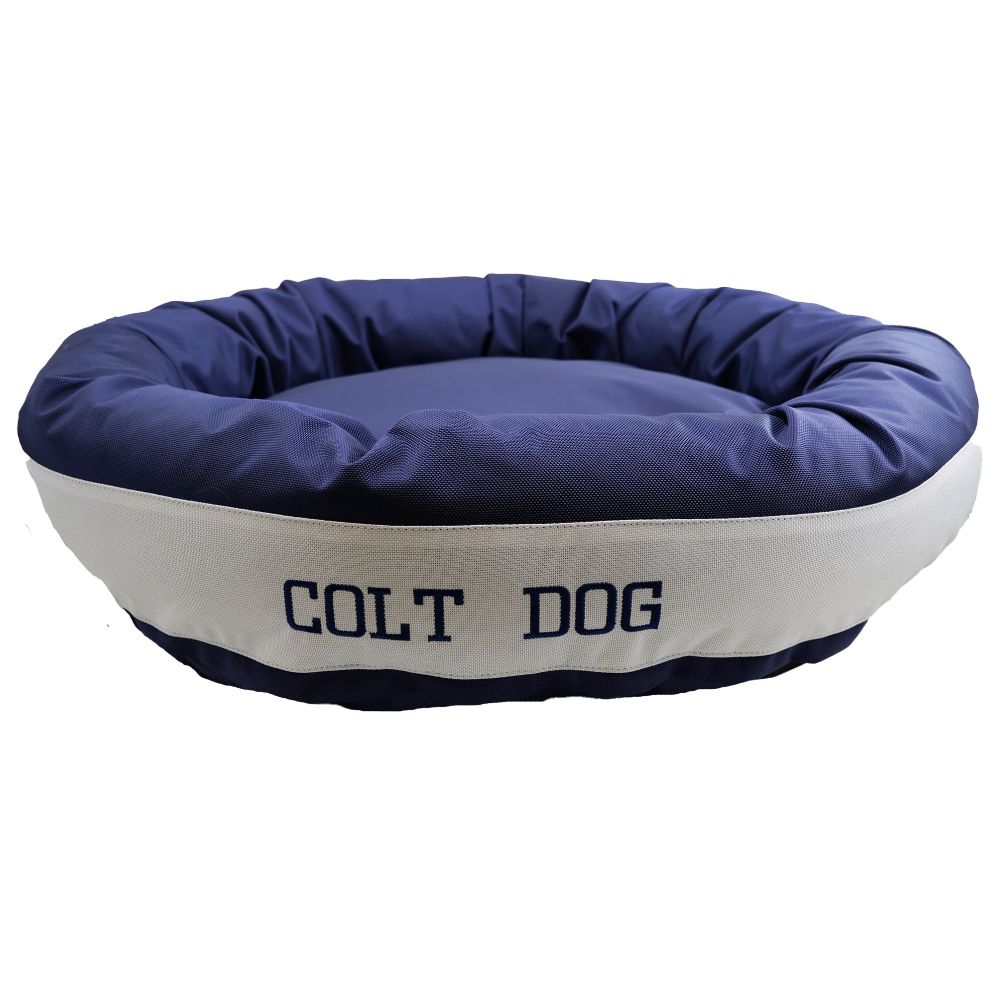 Dog Bed Round Bolster Armor Football