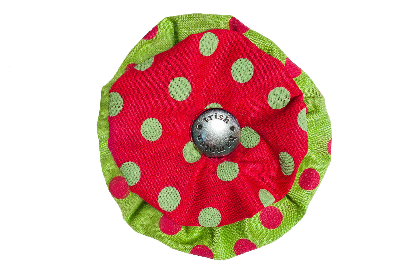 Red/Green Christmas Polka Dot Dog Blossom - 987
