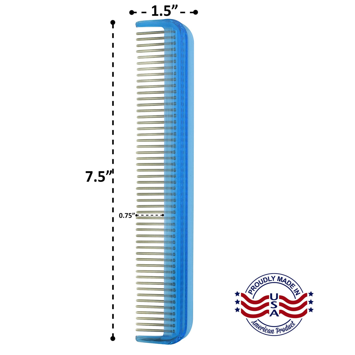 Untangler 7-inch Pet Comb dimensions
