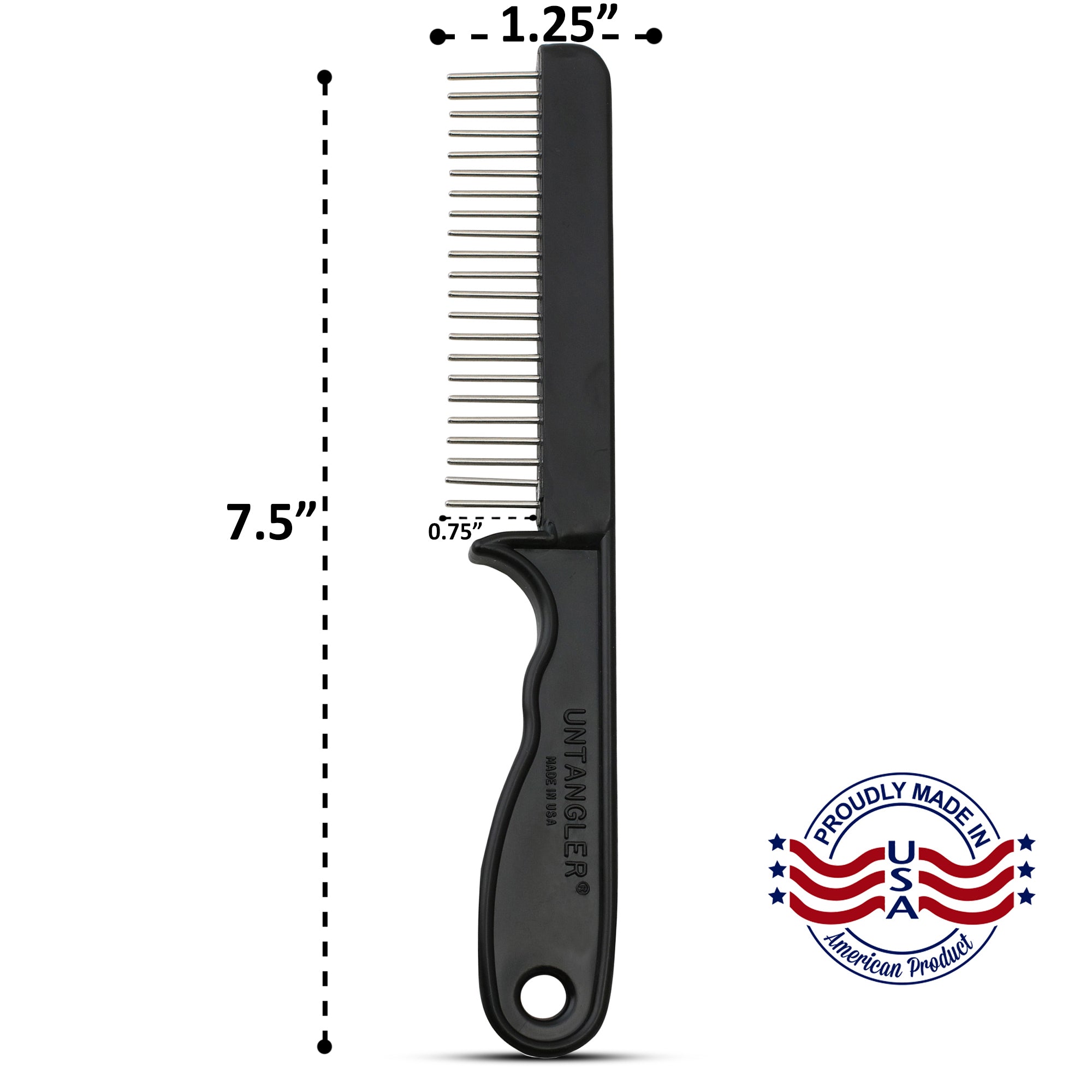 Super Groom Pet Comb with Rotating Teeth dematts with less pain. Best seller! image 1
