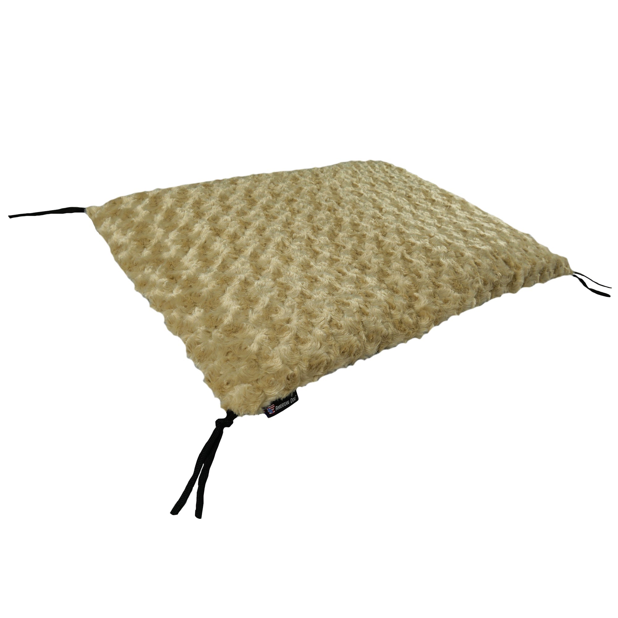 American Dog 22" (22 x 13 x 1 1/2) / Camel Crate Pads Furvana™ for Cats and Dogs