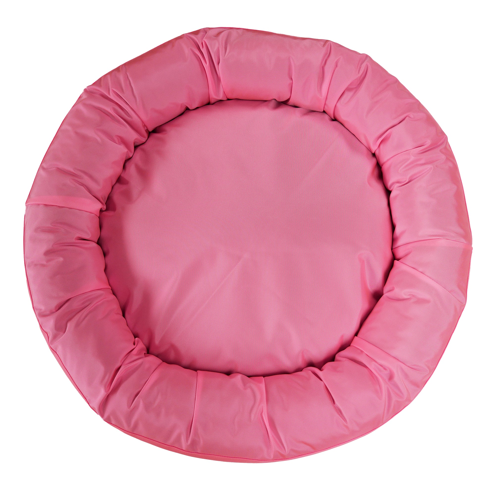 American Dog Dog Beds Dog and Cat Bed Round Bolster Armor™ 'F#ck Cancer'