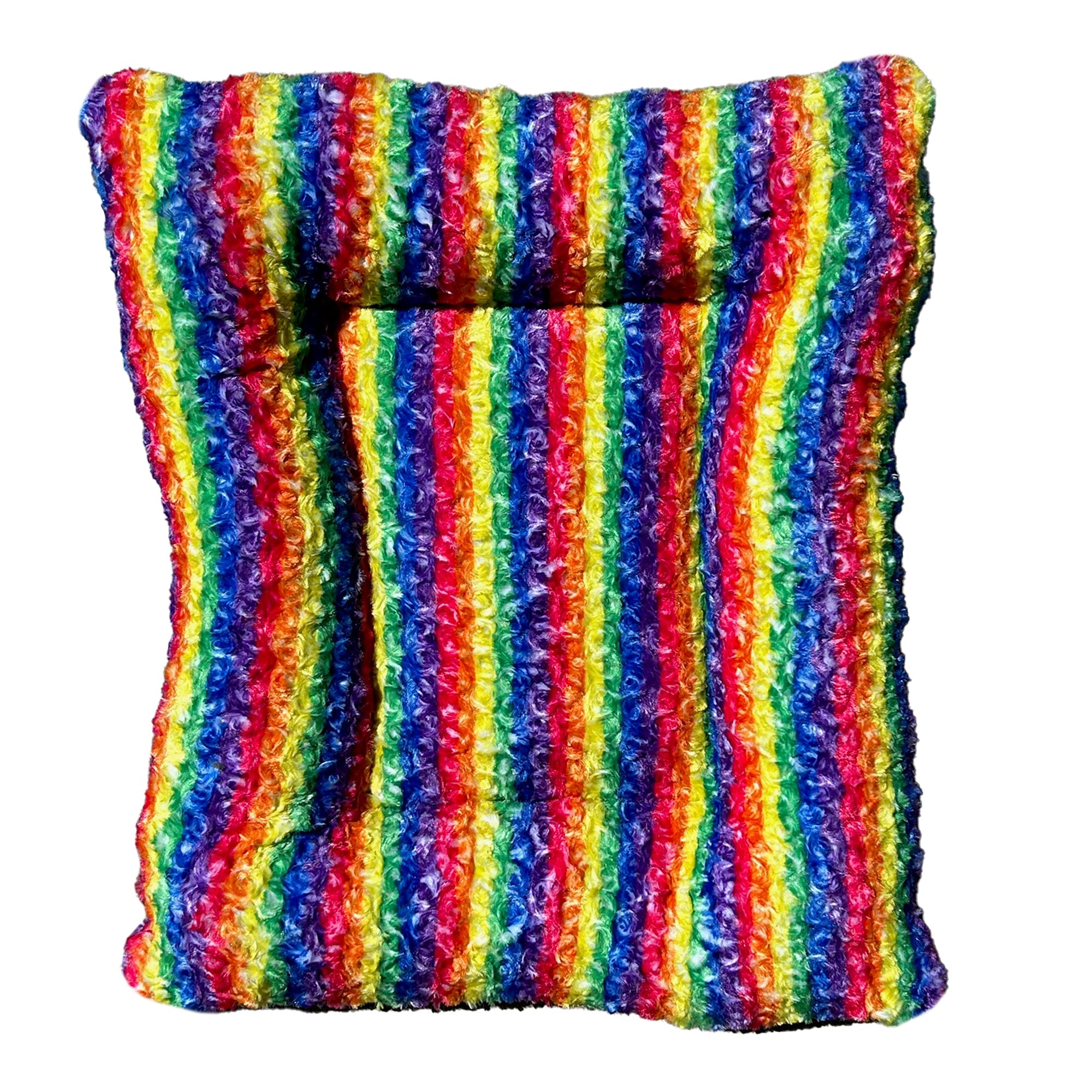 American Dog Dog Beds Dog Bed Rectangle Bolster Furvana Rainbow Cloud