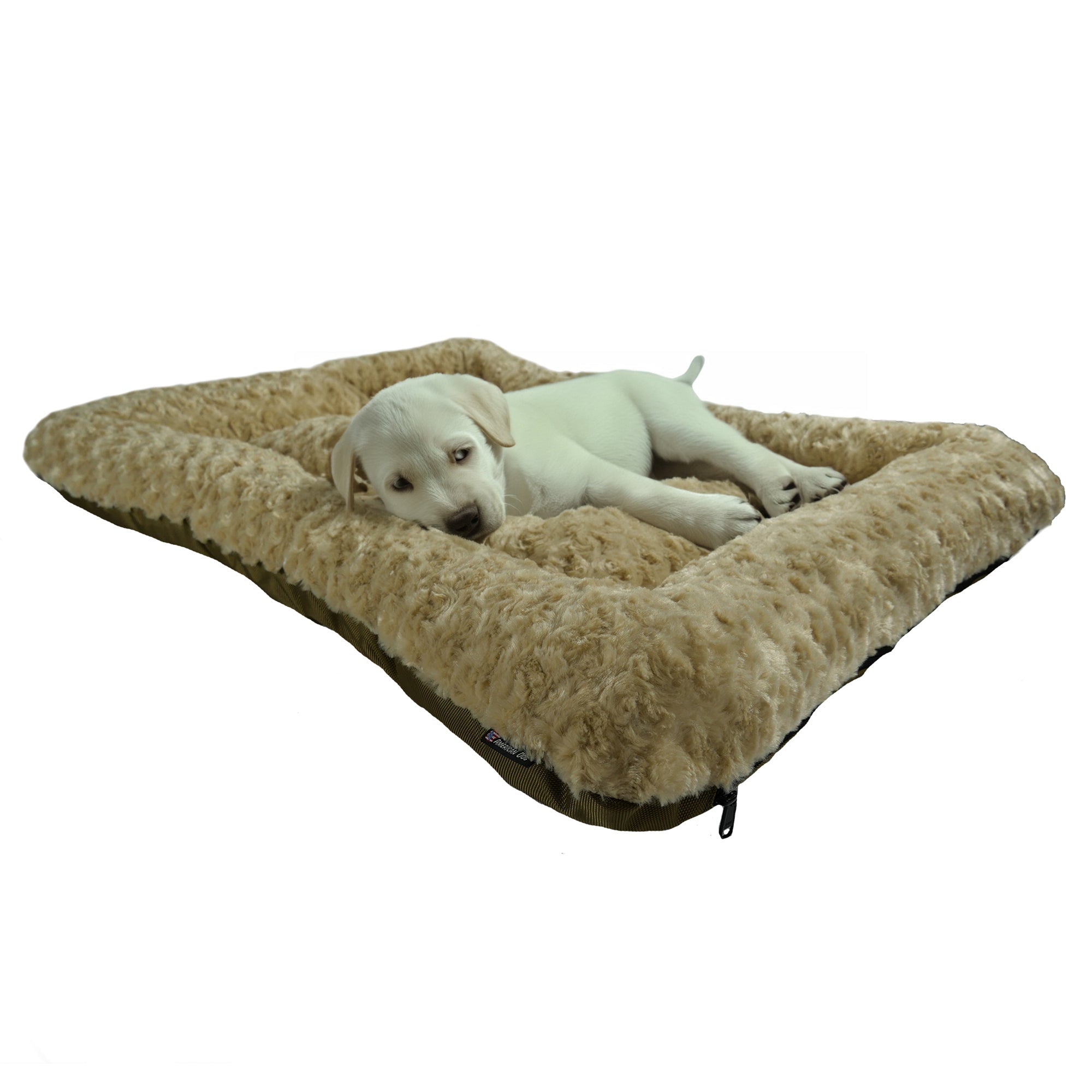 American Dog Dog Beds Large 35" x 27" / Black Dog Bed Rectangle Bolster Furvana™ 'Cloud'