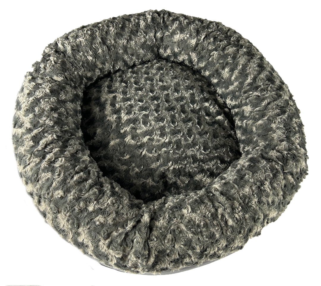 American Dog Dog Beds Large (37" outer diameter 30" inner diameter) / Charcoal Dog Bed Round Bolster Furvana™
