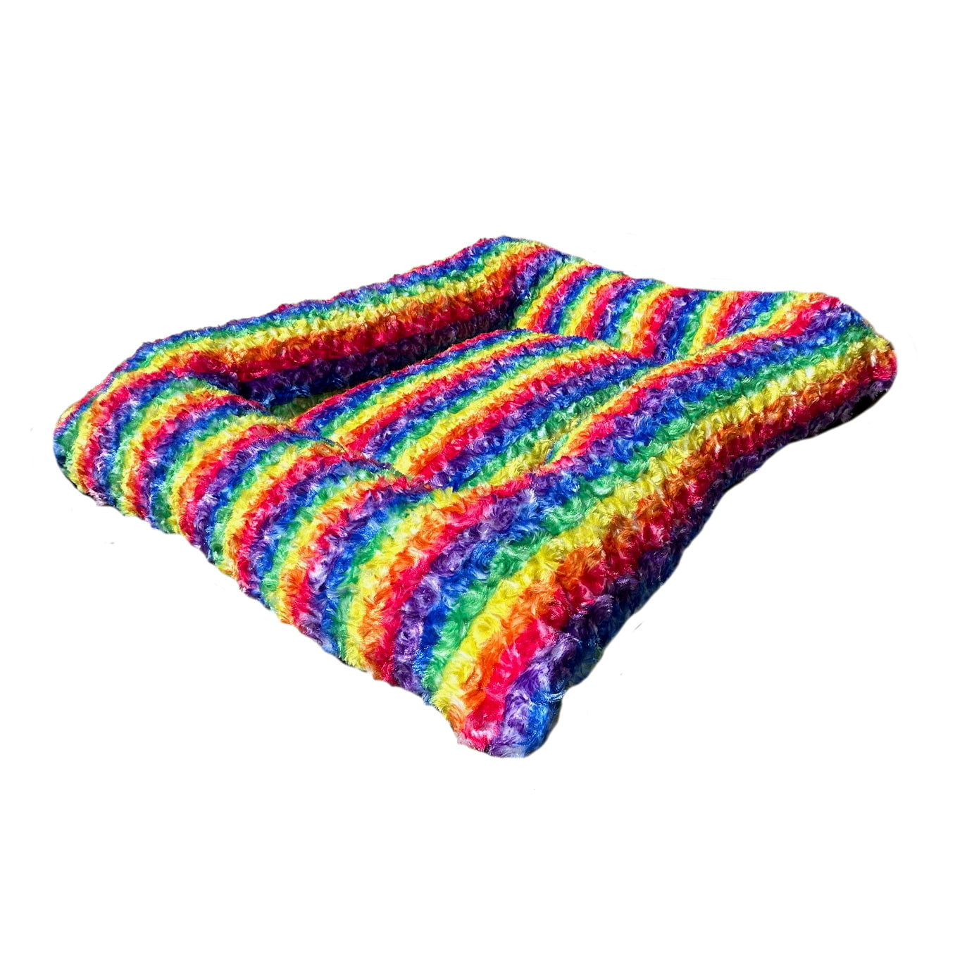American Dog Dog Beds Medium 29" x 23" / Rainbow Dog Bed Rectangle Bolster Furvana™ 'Cloud'