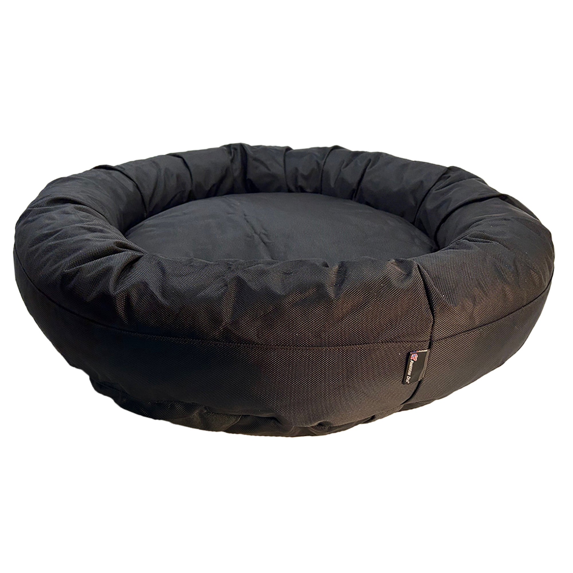 American Dog Dog Beds Small (25" outer diameter 16" inner diameter) / Black Dog Bed Round Bolster Armor ™