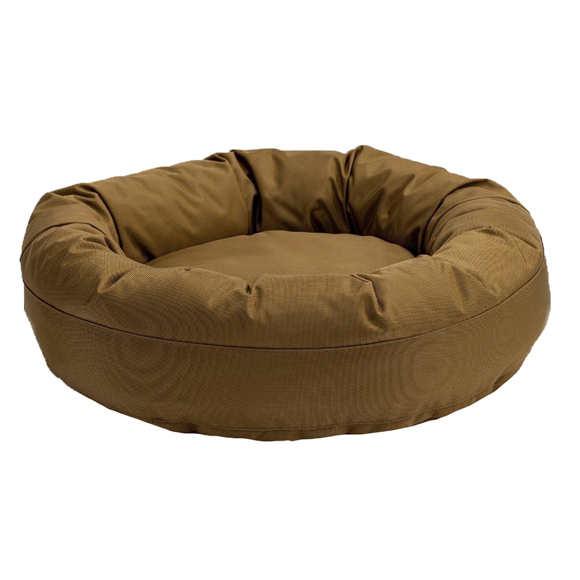 American Dog Dog Beds Small (25" outer diameter 16" inner diameter) / Camel Dog Bed Round Bolster Armor ™
