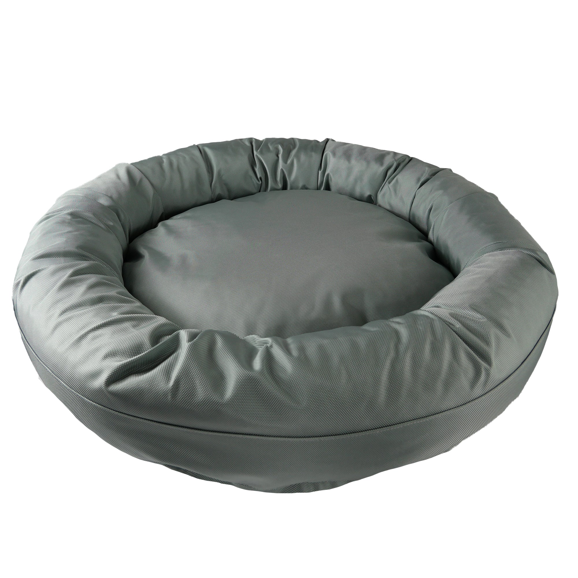 American Dog Dog Beds Small (25" outer diameter 16" inner diameter) / Silver Dog Bed Round Bolster Armor ™
