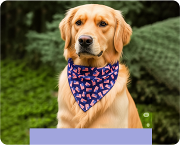 Handcrafted Dog Bandanas Made in USA