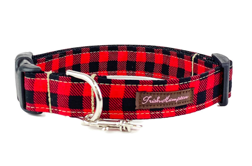 Small Buffalo Plaid Dog Collar - 901