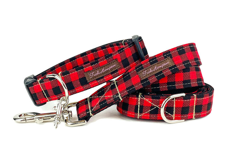 Small Buffalo Plaid 6ft Dog Leash - 901