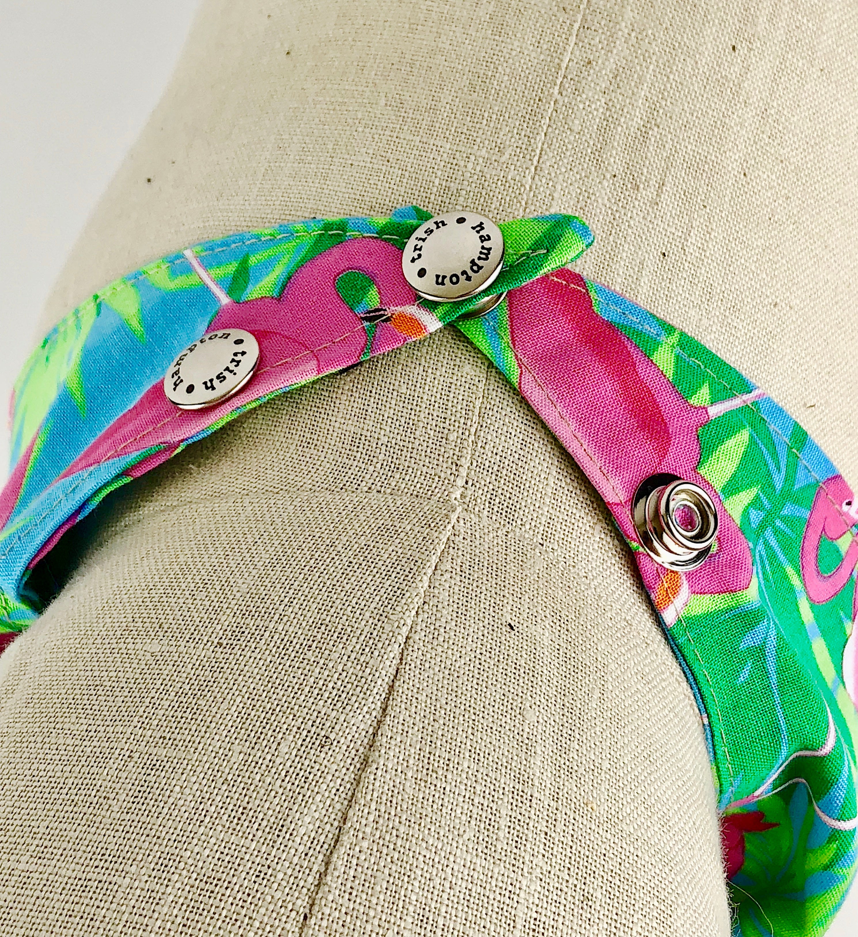 Flamingos/Palm Tree Dog Bandana - 1021