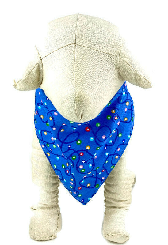 Holiday Christmas Lights Dog Bandana - 989