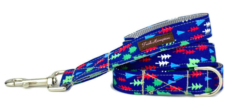Winter Pine Tree 6ft Dog Leash - 988