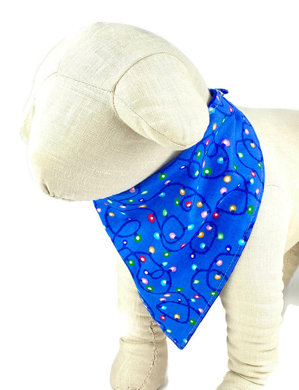 Holiday Christmas Lights Dog Bandana - 989