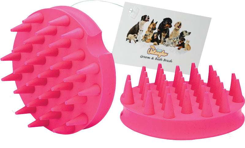 Untangler Shed Buster 31-finger rubber hand brush
