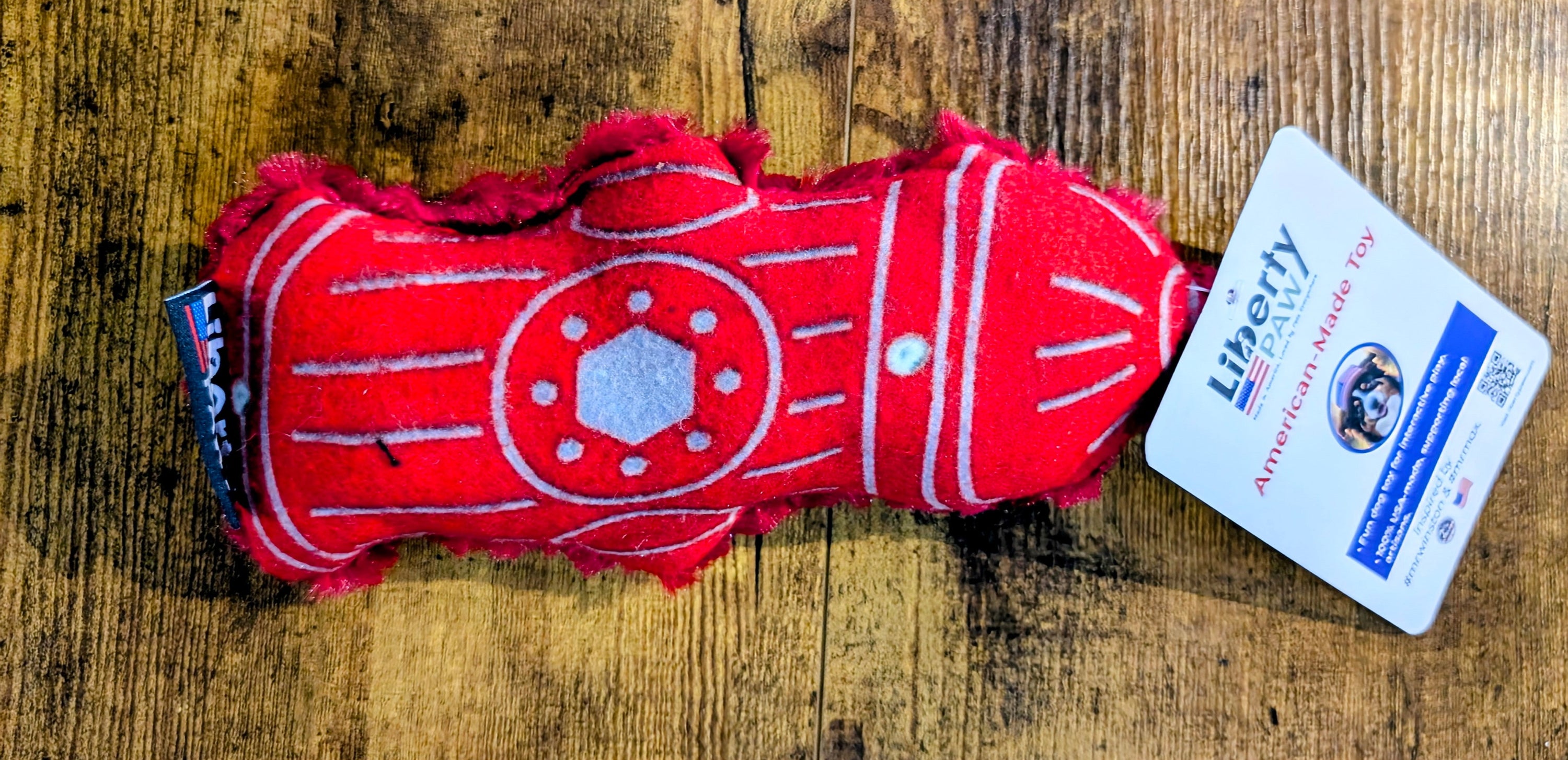 LIBERTY PAW  Dog-toy LibertyPaw Plush Fire Hydrant Toy