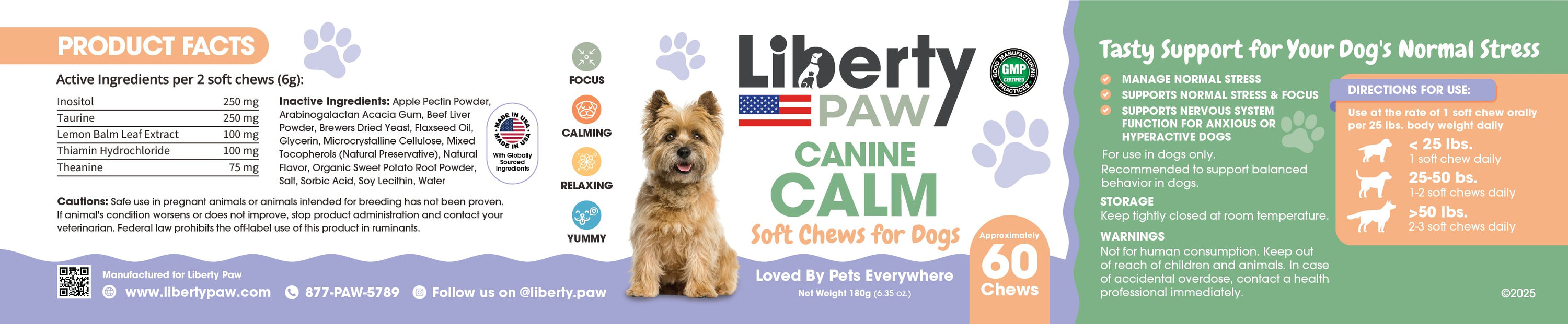 LIBERTY PAW LibertyPaw Canine Calm