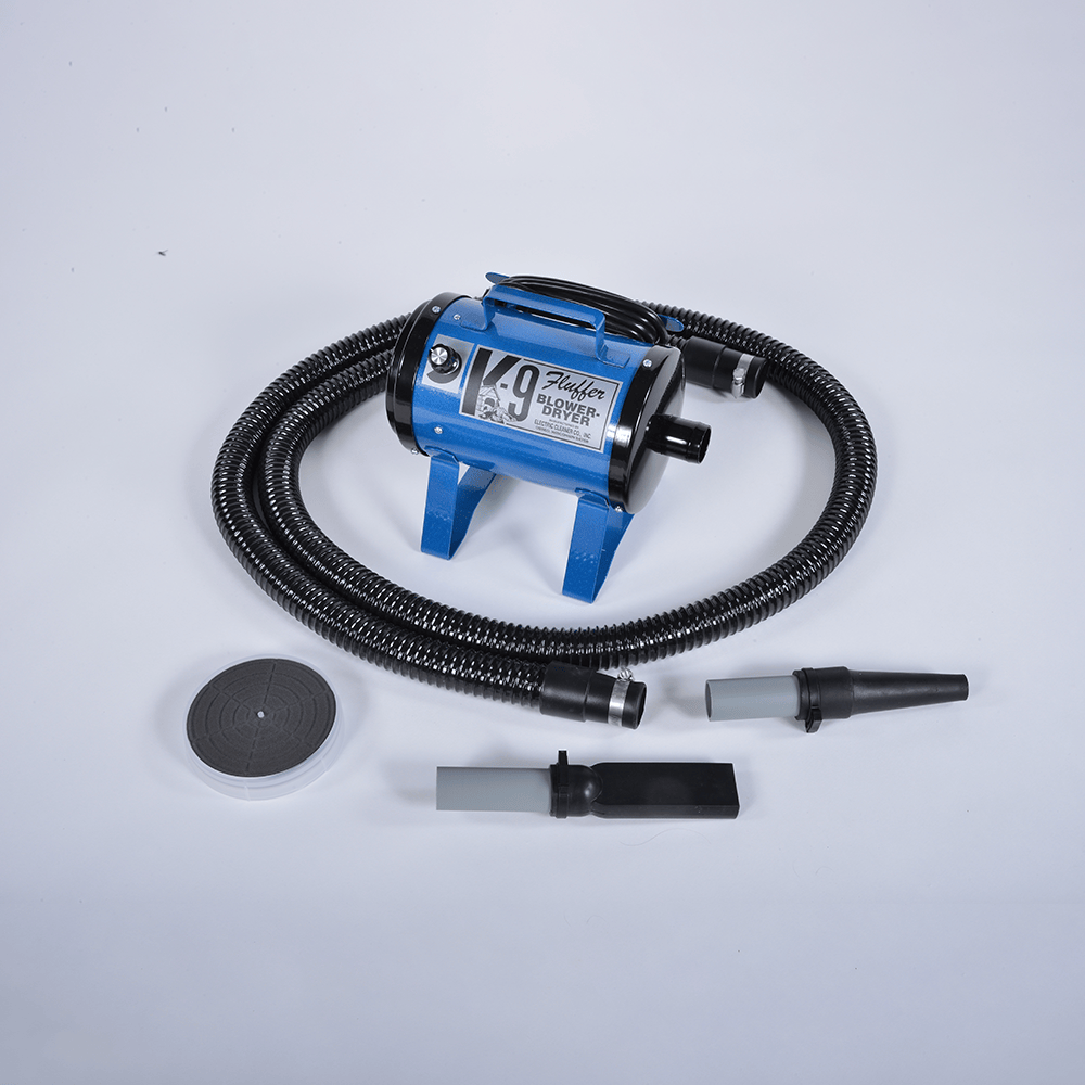 LIBERTY PAW - Your source for American made Pet Supplies Metal Blue K-9 Fluffer Dryer - Made in USA