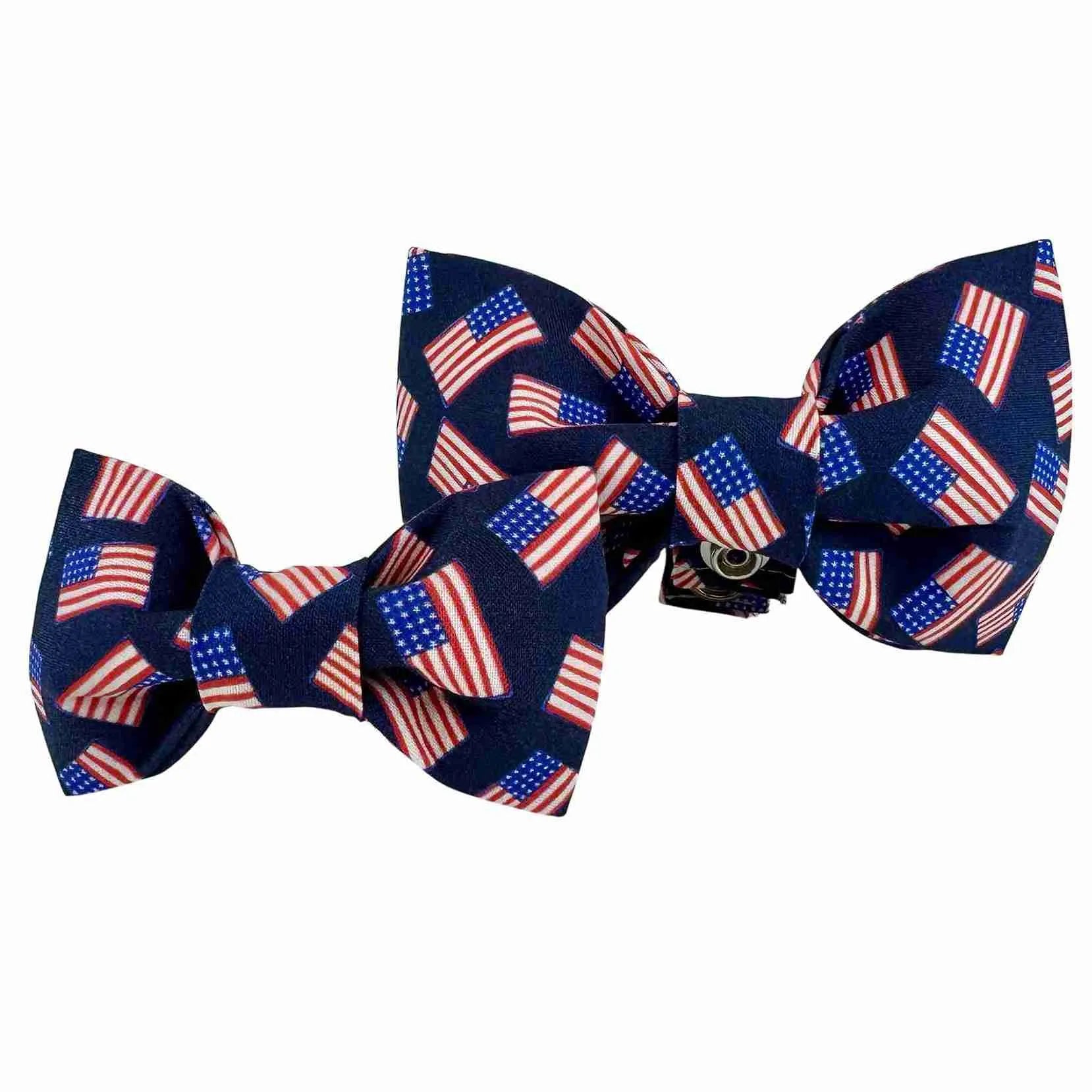 Trish Hampton Bow Tie Trish Hampton American Flag Dog Bow Tie | Made in America