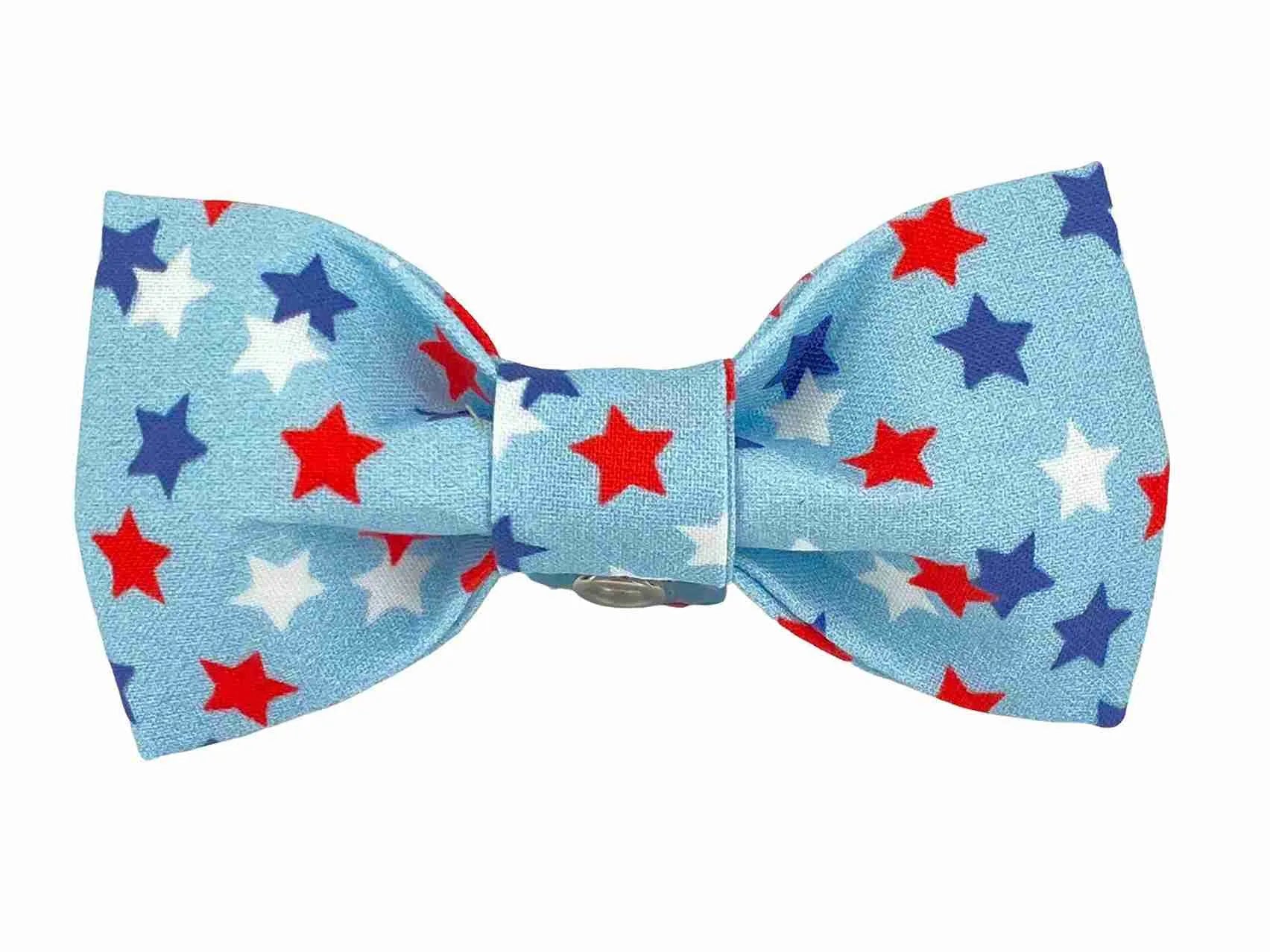 Trish Hampton Bow Tie Trish Hampton Red/White/Blue Stars Dog Bow Tie | Made in America
