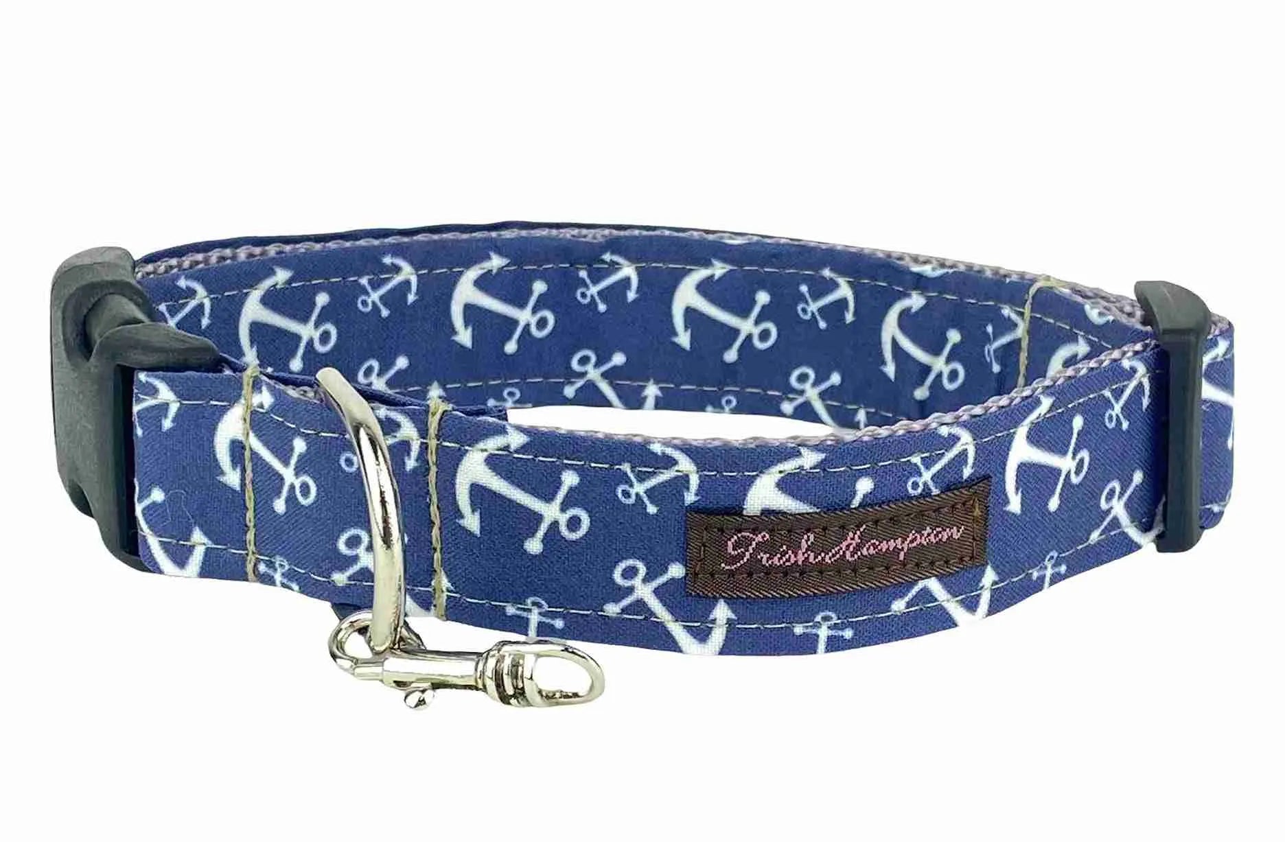 Trish Hampton Collar Trish Hampton Anchor Dog Collar | Made America