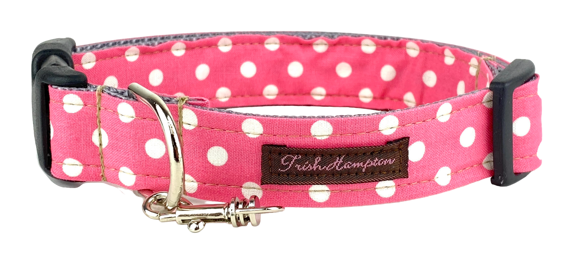 Trish Hampton Collar Trish Hampton Bubblegum Polka Dot Dog Collar | Made in America