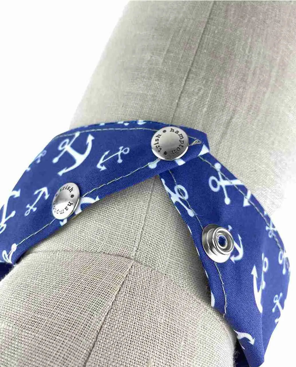 Trish Hampton Dog-Bana Trish Hampton Anchor Dog Bandana | Made in America