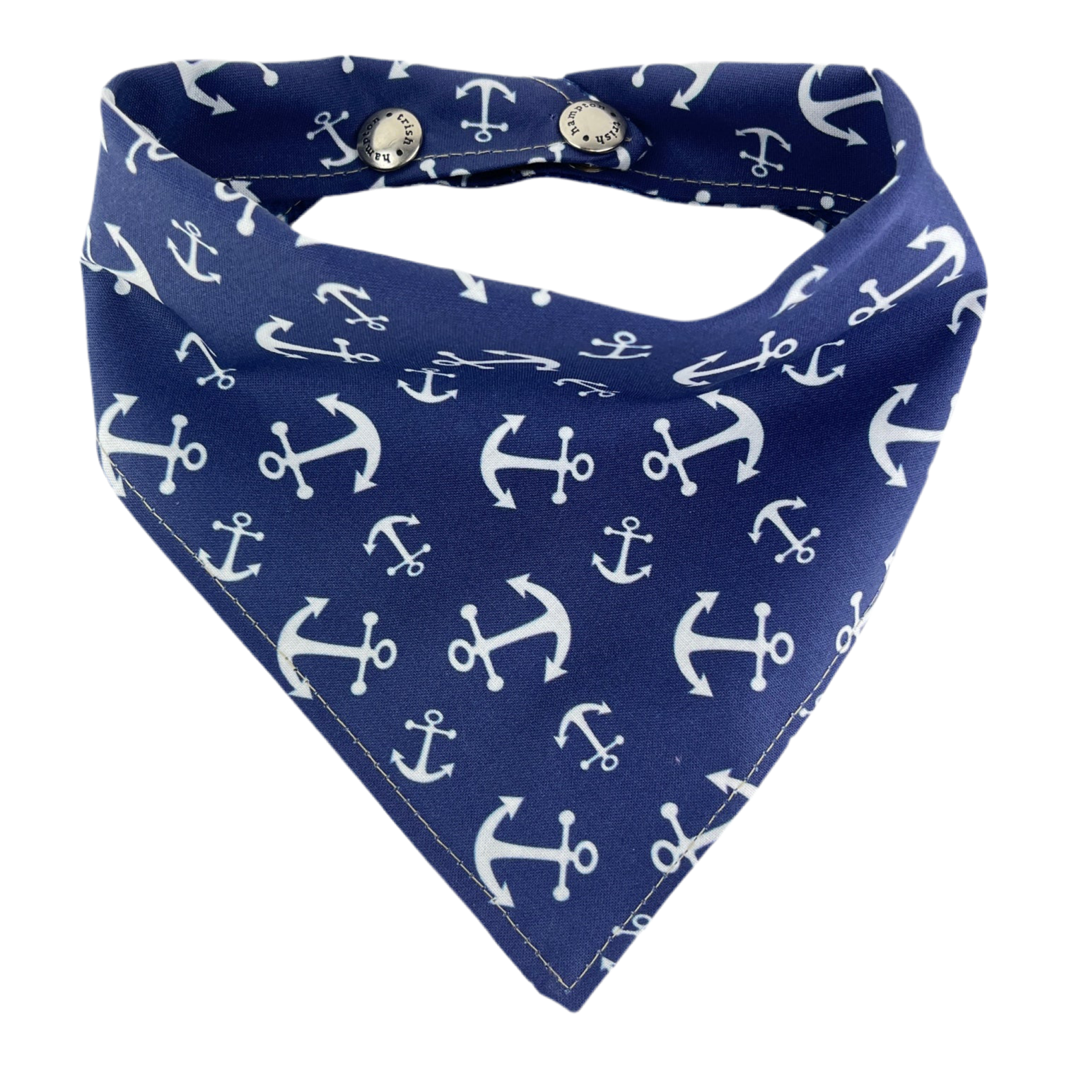 Trish Hampton Dog-Bana Trish Hampton Anchor Dog Bandana | Made in America