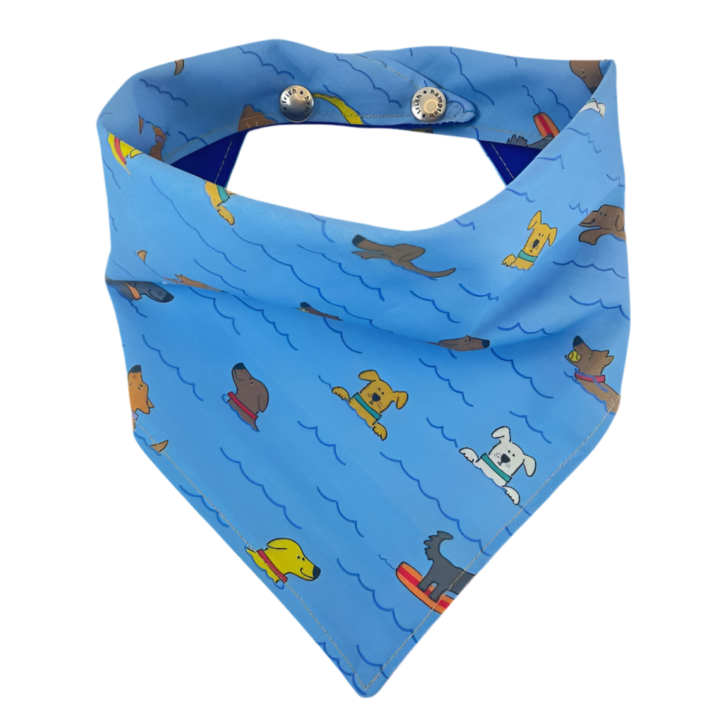 Trish Hampton Dog-Bana Trish Hampton Doggy Paddle Dog Bandana | Made in America
