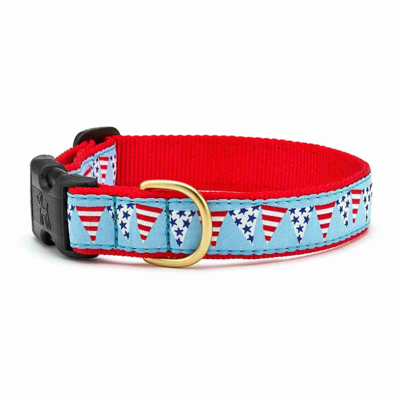 Up Country Dog UpCountry Party in the USA Narrow Dog Collar | Made in America
